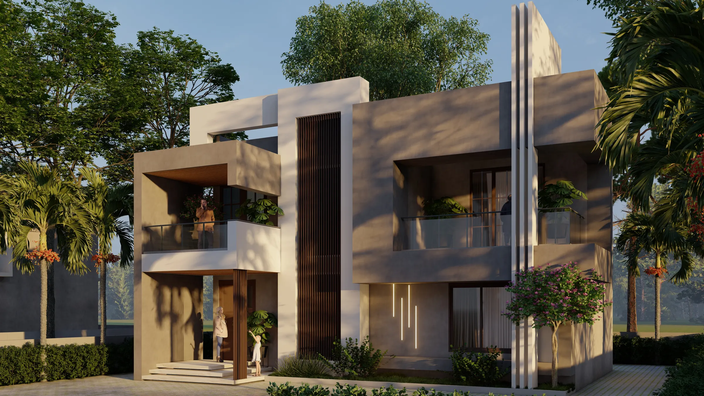 Contemporary Duplex — view 4